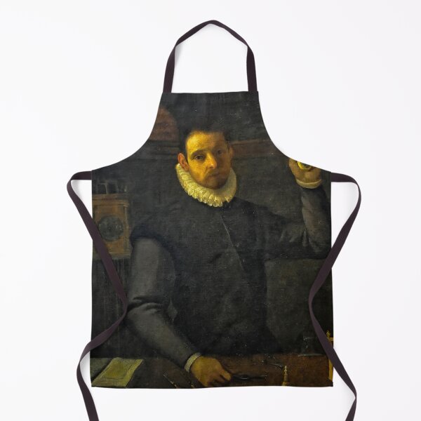 Item preview, Self portrait of the artist Agostino Carracci (1557-1602) - Zelfportret met uurwerk designed and sold by Vintage Designs +.