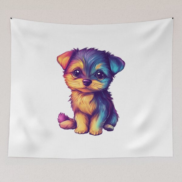 Artikelvorschau, Süßer Chibi-Babyhund entworfen und verkauft von InkDreamMotion.