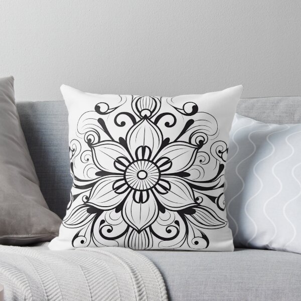 Item preview, Flower Design #45 Coloring Page Pattern  designed and sold by DavidColoring.