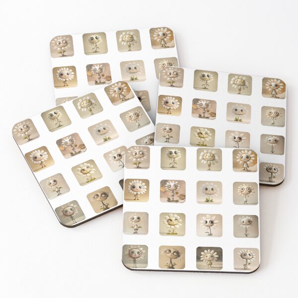 Item preview, Cute Daisy Stickers – 16 Fun Designs for Spring designed and sold by sabantha.