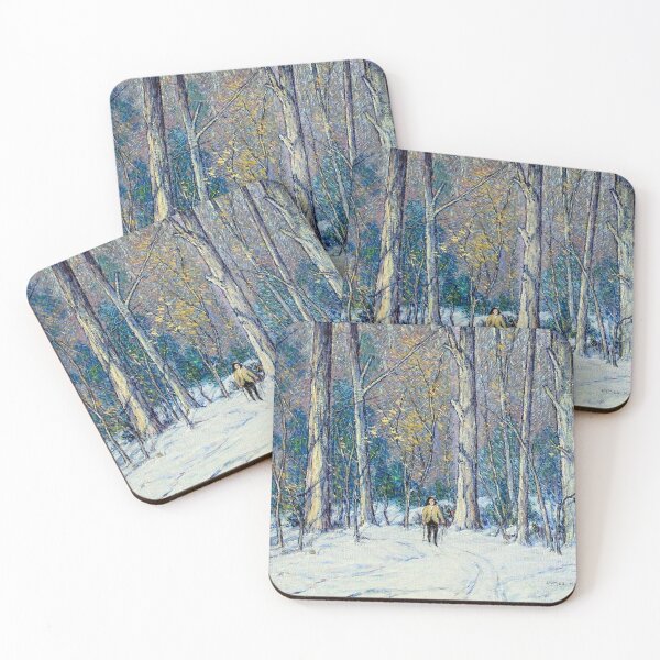 Item preview, Landscape with Cross Country Skier designed and sold by tomorrowsart.