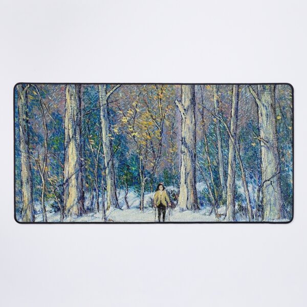 Item preview, Landscape with Cross Country Skier designed and sold by tomorrowsart.