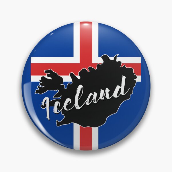 Artikelvorschau, Island-Flaggenkarte | Geschenk für isländische Patrioten | Isländisches Stolz-Dekor | Island-Kartenkunst | Wandkunst mit isländischer Flagge entworfen und verkauft von emilypigou.