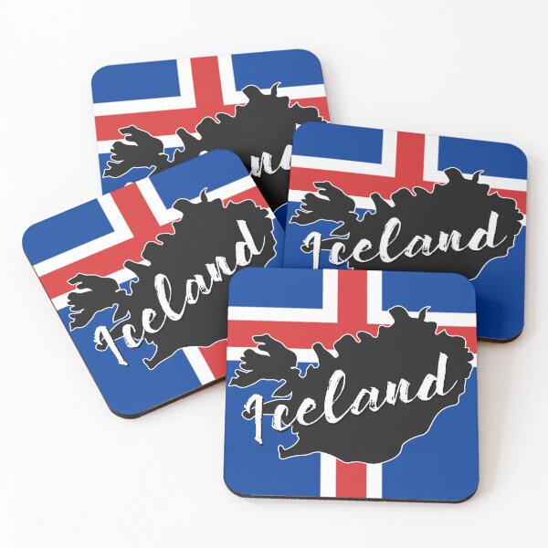 Item preview, Iceland Flag Map | Iceland Patriot Gift | Icelandic Pride Decor | Iceland Map Art | Iceland Flag Wall Art  designed and sold by emilypigou.