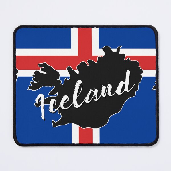 Item preview, Iceland Flag Map | Iceland Patriot Gift | Icelandic Pride Decor | Iceland Map Art | Iceland Flag Wall Art  designed and sold by emilypigou.