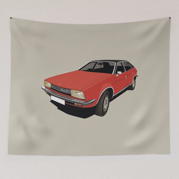 Item preview, The Princess. Austin Morris ADO71 - in red designed and sold by knappidesign.