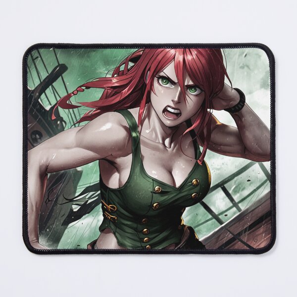 Item preview, Vintage Manga style Red Head Pirate Queen Anne Bonney vintage Anime Manga Illustration designed and sold by Vintage Designs +.
