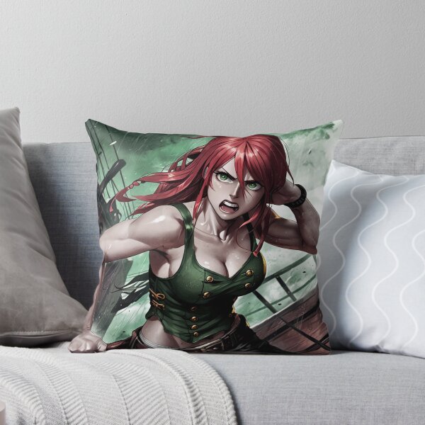 Item preview, Vintage Manga style Red Head Pirate Queen Anne Bonney vintage Anime Manga Illustration designed and sold by Vintage Designs +.