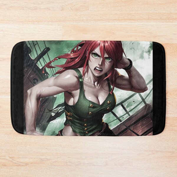 Item preview, Vintage Manga style Red Head Pirate Queen Anne Bonney vintage Anime Manga Illustration designed and sold by Vintage Designs +.