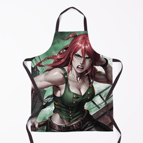Item preview, Vintage Manga style Red Head Pirate Queen Anne Bonney vintage Anime Manga Illustration designed and sold by Vintage Designs +.