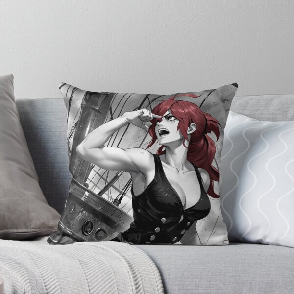 Item preview, Vintage Manga style Red Head Pirate Queen Anne Bonney vintage Anime Manga Illustration designed and sold by Vintage Designs +.