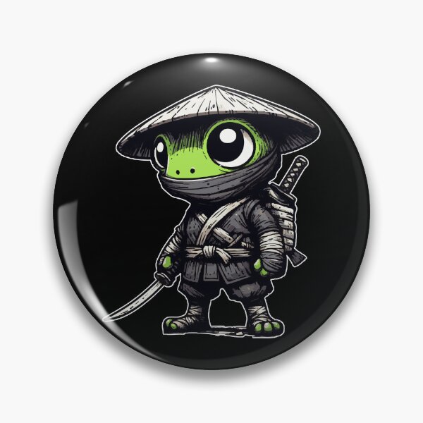 Item preview, Cool Ninja Frog Sketchy designed and sold by TomFrontierArt.