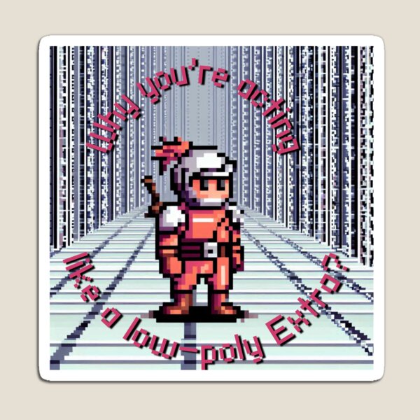 Item preview, NPC Vibes - Why you're acting like a low-poly Extra? designed and sold by nature. electrified..