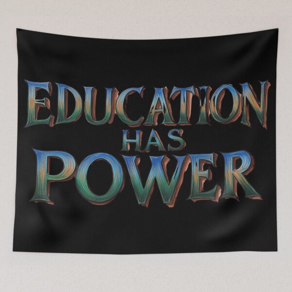 Item preview, Education has power Teacher designed and sold by Design_Your_Day.