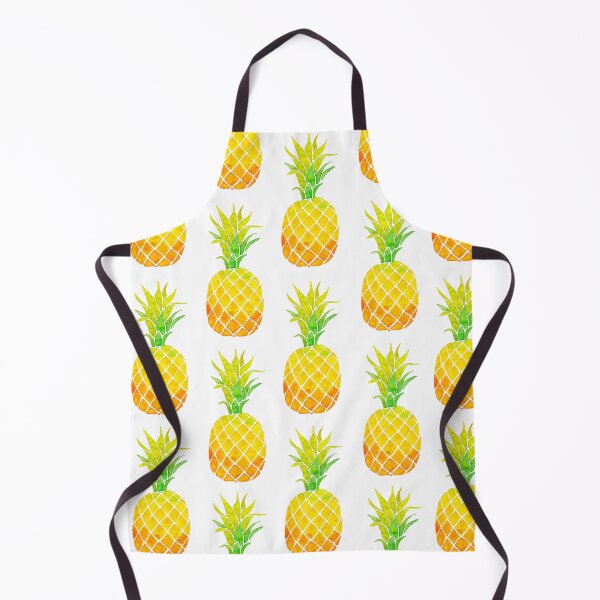 Item preview, A vibrant watercolor pattern of sweet, sticky pineapples designed and sold by Hillary Holt.