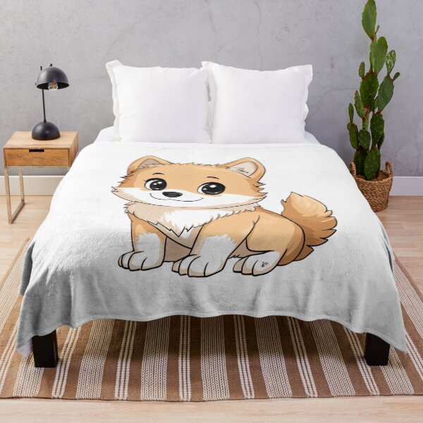 Aperçu de l'œuvre Chien Shiba Inu Chibi créée et vendue par InkDreamMotion.