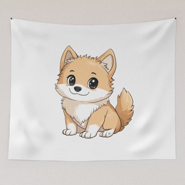 Artikelvorschau, Chibi Shiba Inu Hund entworfen und verkauft von InkDreamMotion.