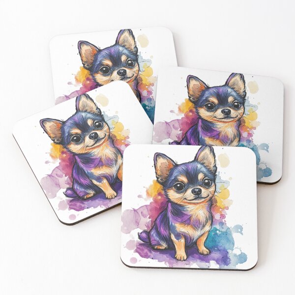 Aperçu de l'œuvre Chien Chihuahua Chibi mignon créée et vendue par InkDreamMotion.