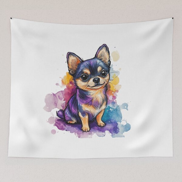 Artikelvorschau, Süßer Chibi Chihuahua Hund entworfen und verkauft von InkDreamMotion.