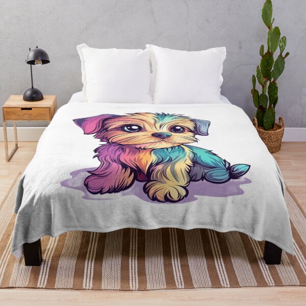 Aperçu de l'œuvre Chien Chibi Bichon Havanais créée et vendue par InkDreamMotion.