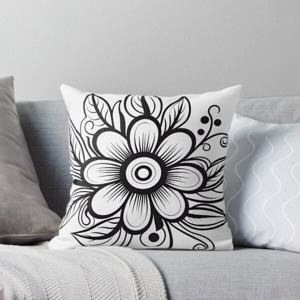 Item preview, Flower Design #50 Coloring Page Pattern  designed and sold by DavidColoring.