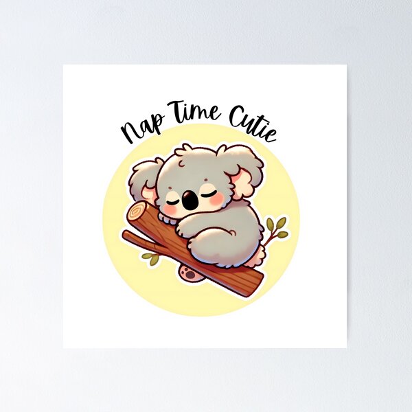 Item preview, Cute Koala Sleeping designed and sold by Mbk Studios.