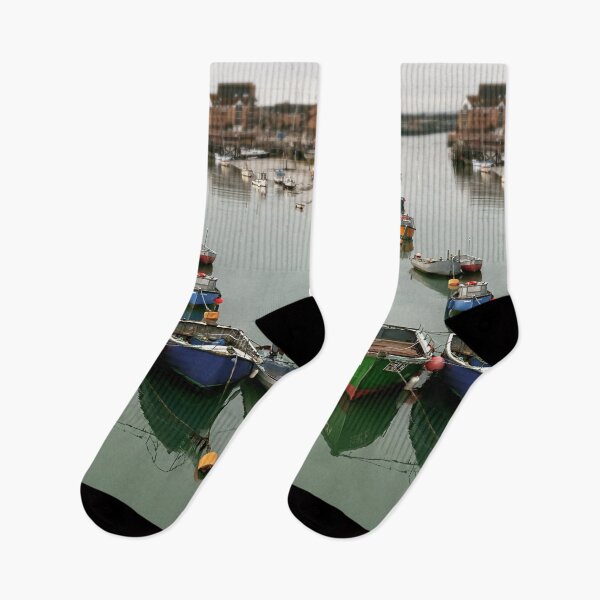 Item preview, Sussex river scene, with boats designed and sold by Foundry88.