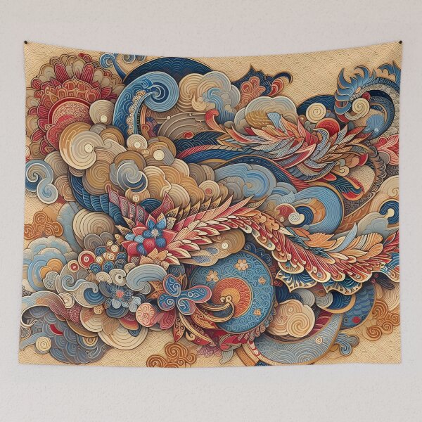 Item preview, wavy japan pattern designed and sold by aliraweb.