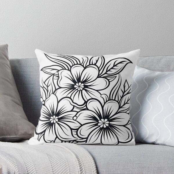 Artikelvorschau, Blumendesign Nr. 52 Malvorlagenmuster entworfen und verkauft von DavidColoring.
