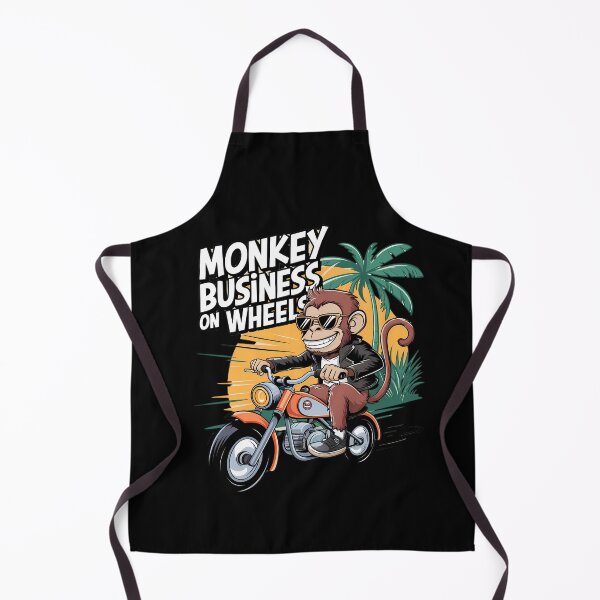 Item preview, Monkey Bike Madness – Wild Ride Ahead! | Monkey Business on Wheels | Funny designed and sold by BMLprint ⭐⭐⭐⭐⭐.