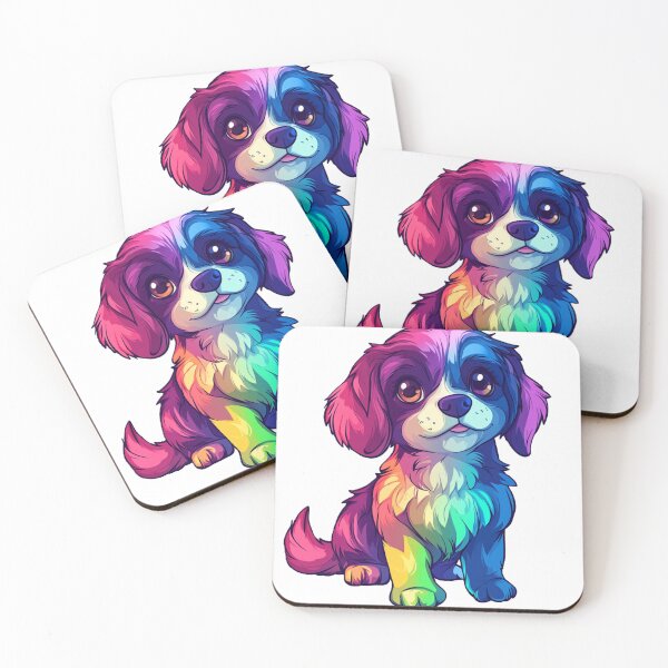 Aperçu de l'œuvre Chibi Border Collie Chien doux créée et vendue par InkDreamMotion.