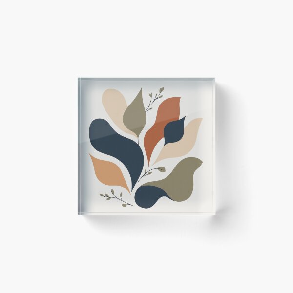Item preview, Abstract Minimalist Shapes | Modern Geometric Art in Earthy Tones designed and sold by OPURA.