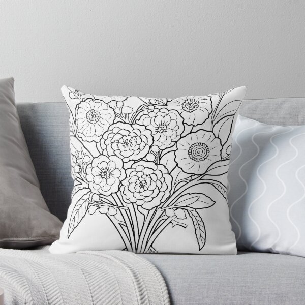 Item preview, Flower Design #54 Coloring Page Pattern  designed and sold by DavidColoring.