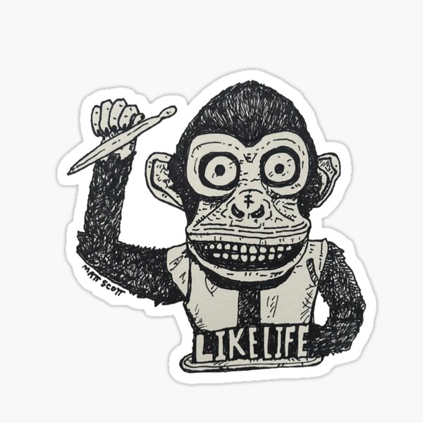 Item preview, LIKELIFE (The Monkey) designed and sold by Matt Daddy.