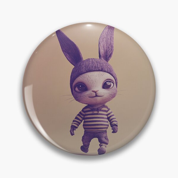 Item preview, Cute Chibi Easter Bunny – 16 Fun Stickers for Your Spring Celebration designed and sold by sabantha.