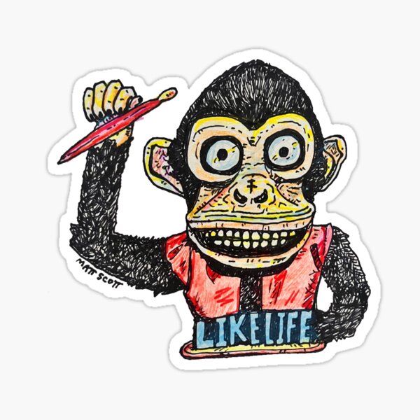 Item preview, LIKELIFE (The Monkey) COLOR designed and sold by Matt Daddy.