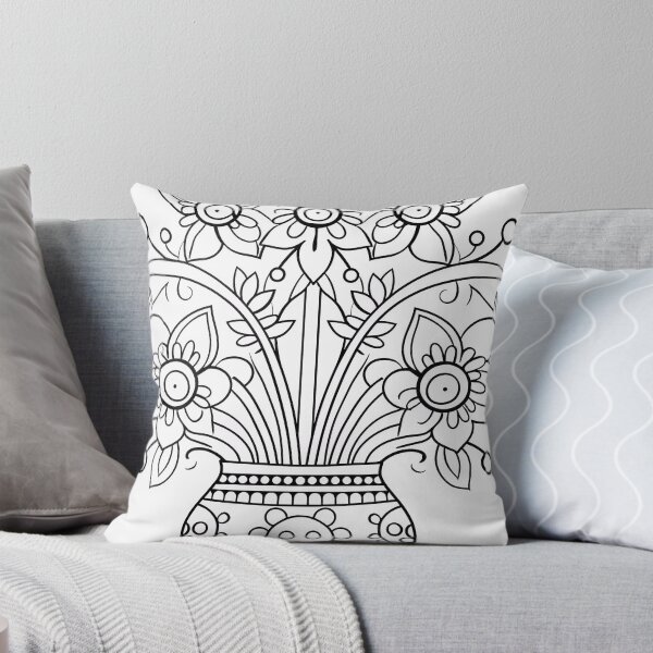 Item preview, Flower Design #56 Coloring Page Pattern  designed and sold by DavidColoring.