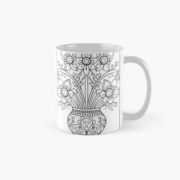 Artikelvorschau, Blumendesign Nr. 56 Malvorlagenmuster entworfen und verkauft von DavidColoring.
