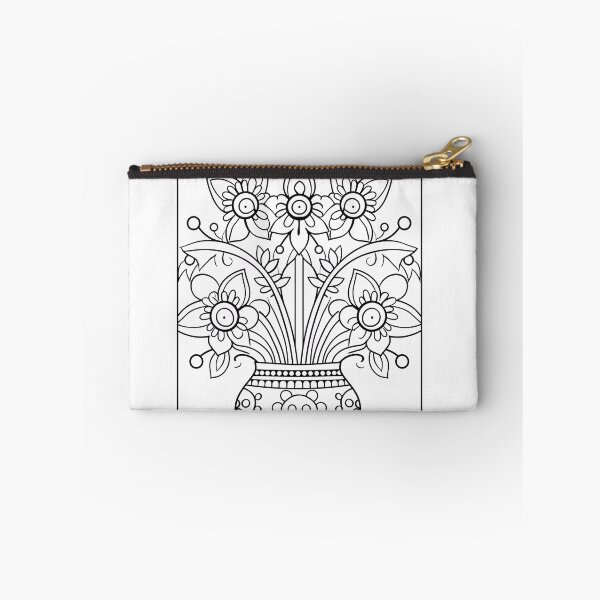 Item preview, Flower Design #56 Coloring Page Pattern  designed and sold by DavidColoring.