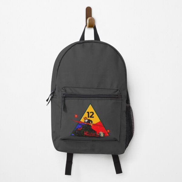 Item preview, US Army - 12th Armored Division – Hellcat patch Grunge Style designed and sold by pzd501.