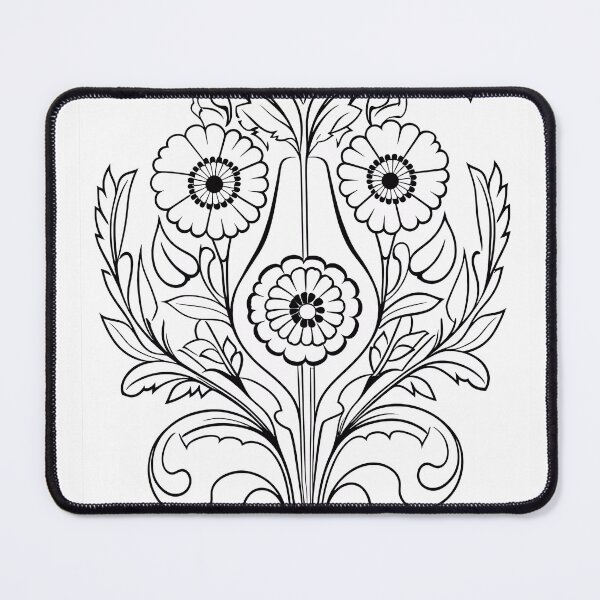 Artikelvorschau, Blumendesign Nr. 57 Malvorlagenmuster entworfen und verkauft von DavidColoring.