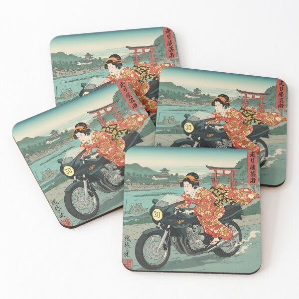 Item preview, Geisha Rider - Ukiyoe Style designed and sold by omosiro-jp.