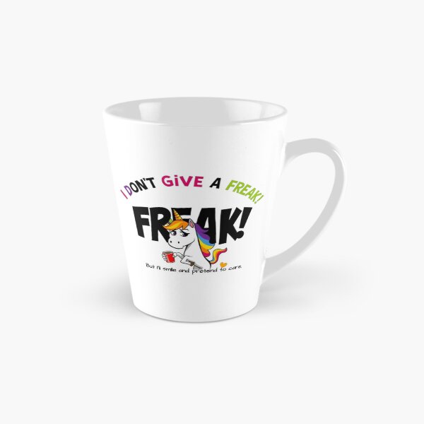 Item preview, I Don’t Give a Freak Freak Sarcastic T-Shirt, Mug, Sticker Gift designed and sold by Sarcasm HQ.