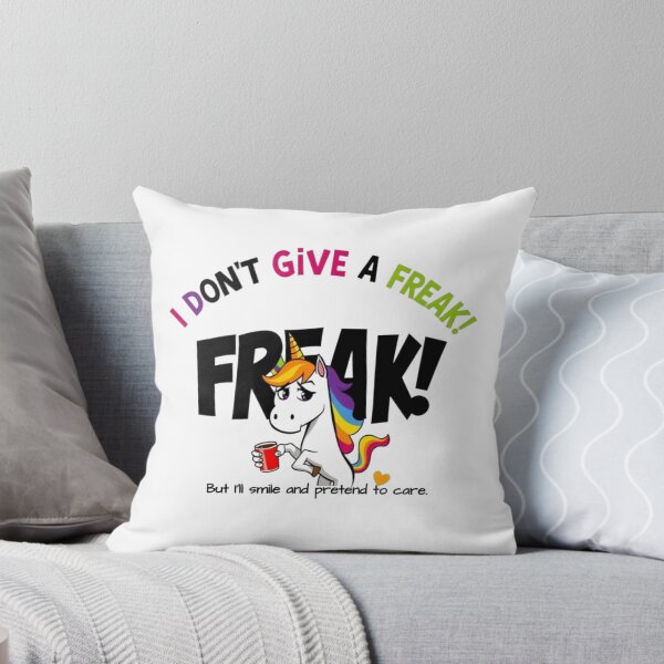 Item preview, I Don’t Give a Freak Freak Sarcastic T-Shirt, Mug, Sticker Gift designed and sold by Sarcasm HQ.