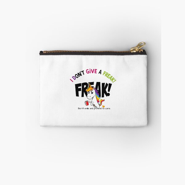 Item preview, I Don’t Give a Freak Freak Sarcastic T-Shirt, Mug, Sticker Gift designed and sold by Sarcasm HQ.