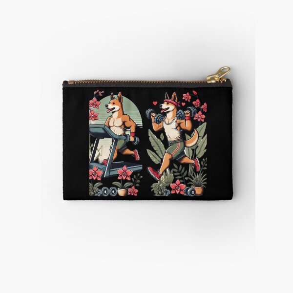 Item preview, Plants Not Pain Minimalist Design With A Exercising Dog And Red Orchids designed and sold by TrendsLook.
