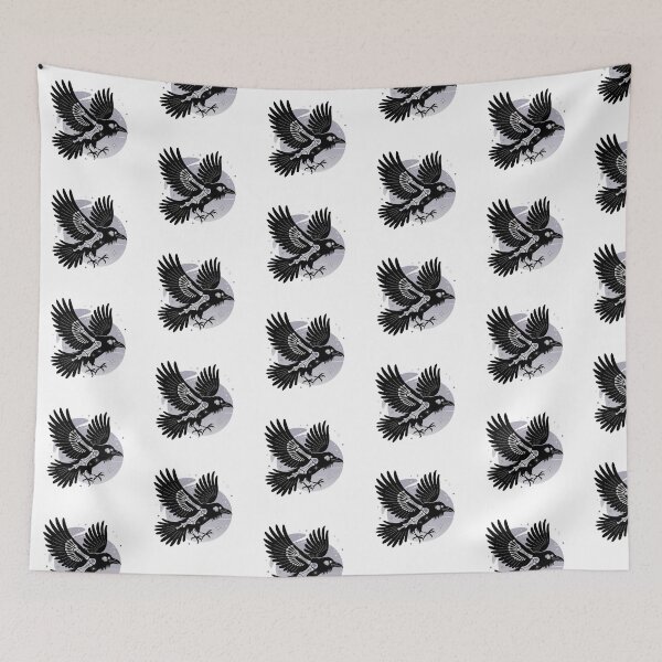 Item preview, Modern Trendy Crow skeleton designed and sold by SOUFIANE1991.