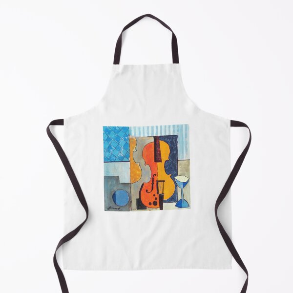 Item preview, Cubist Still Life with Violin | Abstract Geometric Art designed and sold by art2print.