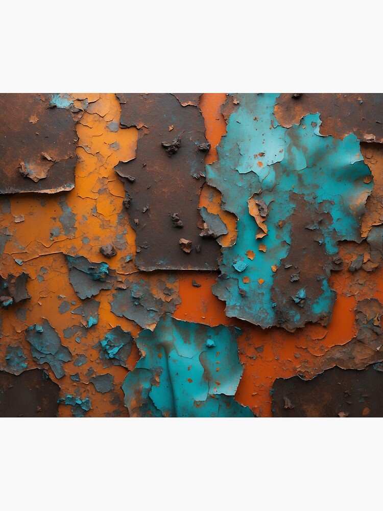 Thumbnail 5 of 5, Mouse Pad, Decay & Texture – Abstract Rust and Peeling Paint designed and sold by PixelsArtst.
