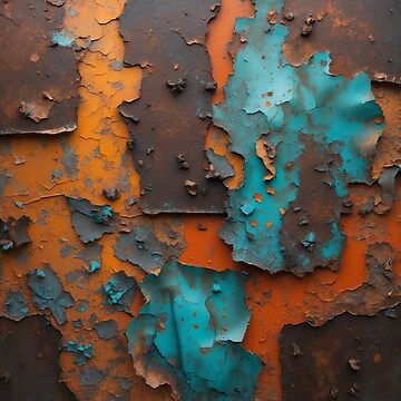 Artwork thumbnail, Decay & Texture – Abstract Rust and Peeling Paint by PixelsArtist.com